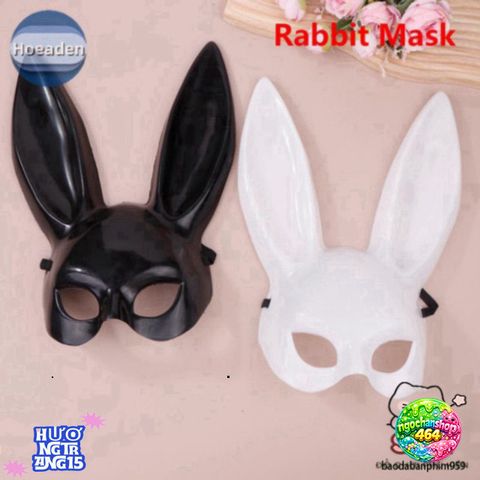 Mặt Nạ Bóng Thỏ Halloween Cosplay - Phụ Kiện Trang Trí Đ độc Đáo cho Dịp Hóa Trang và Tiệc Tùng