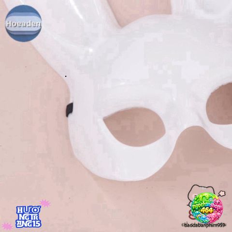 Mặt Nạ Bóng Thỏ Halloween Cosplay - Phụ Kiện Trang Trí Đ độc Đáo cho Dịp Hóa Trang và Tiệc Tùng
