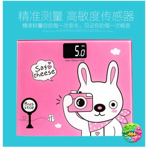Cân Sức Khỏe Điện Tử Max 180KG - Màn Hình LCD Chính Xác Cao, Thiết Kế Kính Cường Lực, Dễ Dàng Di Chuyển