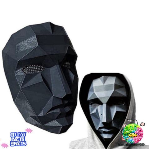 Mặt Nạ Lính Trò Chơi Con Mực - Phụ Kiện Hóa Trang Độc Đáo Cho Halloween & Cosplay - Sưu Tập Fandom Phim Điện Ảnh