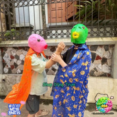 Mặt Nạ Đầu Cá Chép Silicon Halloween - Phụ Kiện Hóa Trang Sáng Tạo Cho Tiệc Cosplay Và Sự Kiện Vui Nhộn
