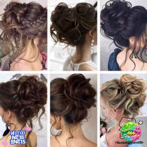 Kẹp Tóc Xoăn Chignon Giãn Co Đàn Cho Nữ - Phụ Kiện Thời Trang Độc Đáo, Chịu Nhiệt Bền Bỉ cho Mọi Dịp