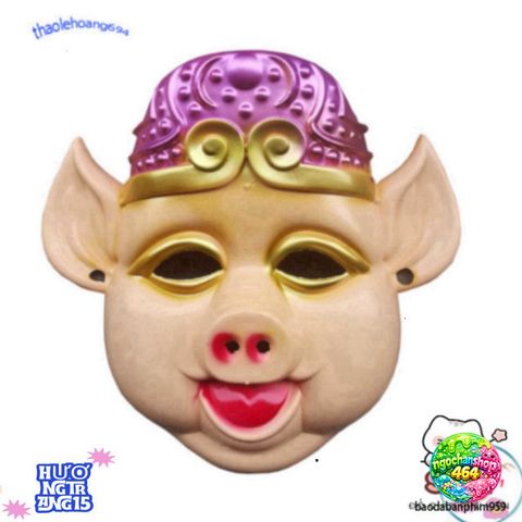 Mặt Nạ Halloween Cosplay 4 Thầy Trò Đường Tăng - Trư Bát Giới & Tôn Ngộ Không - Phụ Kiện Độc Lạ Cho Bữa Tiệc Hóa Trang