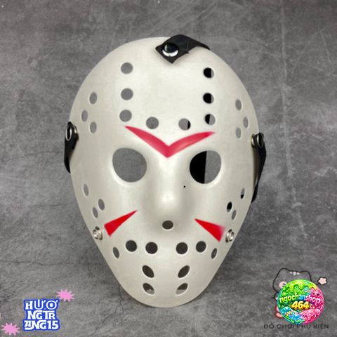 Mặt Nạ Jason Voorhees Halloween - Phụ Kiện Kinh Dị Độc Đáo Dành Cho Người Lớn & Trẻ Em - Trang Trí Party Hóa Trang