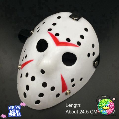 Mặt Nạ Jason Voorhees Halloween - Phụ Kiện Kinh Dị Độc Đáo Dành Cho Người Lớn & Trẻ Em - Trang Trí Party Hóa Trang