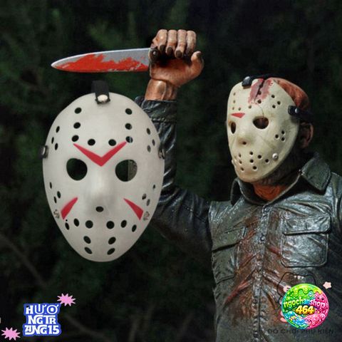 Mặt Nạ Jason Voorhees Halloween - Phụ Kiện Kinh Dị Độc Đáo Dành Cho Người Lớn & Trẻ Em - Trang Trí Party Hóa Trang
