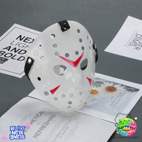 Mặt Nạ Jason Voorhees Halloween - Phụ Kiện Kinh Dị Độc Đáo Dành Cho Người Lớn & Trẻ Em - Trang Trí Party Hóa Trang