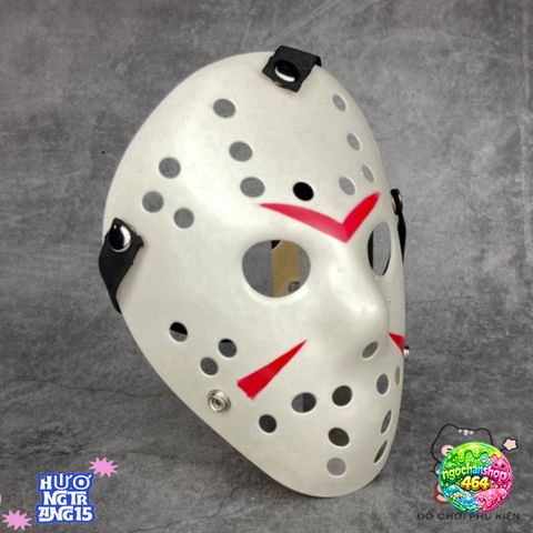 Mặt Nạ Jason Voorhees Halloween - Phụ Kiện Kinh Dị Độc Đáo Dành Cho Người Lớn & Trẻ Em - Trang Trí Party Hóa Trang