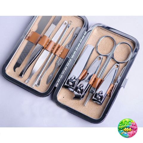 Bộ Dụng Cụ Chăm Sóc Móng Tay 4 Món - Kéo Cắt Lông Mũi, Nhíp Nhổ Lông, Dụng Cụ Lấy Ráy Tai - Thiết Bị An Toàn và Tiện Lợi