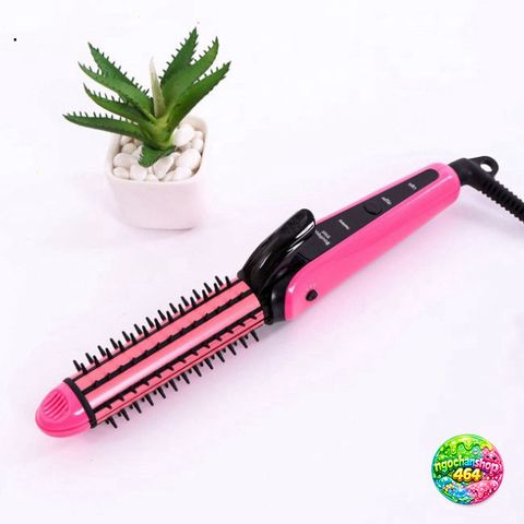 Lược Điện Nova 3 in 1 - Máy Làm Tóc Uốn Xoăn, Sấy Phồng Tại Nhà, Tiện Dụng Cho Kiểu Tóc Đẹp Ổn Định