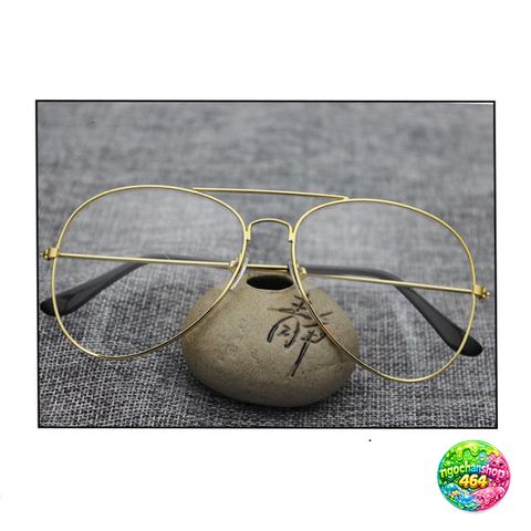 Kính Mát Ngố Vintage Cho Teen - Chống Vỡ, Có Thể Thay Mắt, Phù Hợp Đi Đường và Thời Trang, Gọng Kim Loại Bền Chắc
