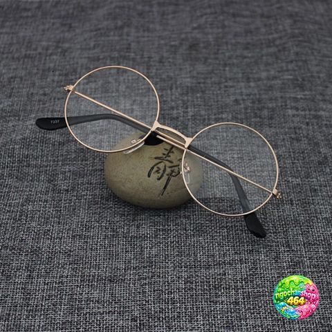 Kính Mát Ngố Vintage Cho Teen - Chống Vỡ, Có Thể Thay Mắt, Phù Hợp Đi Đường và Thời Trang, Gọng Kim Loại Bền Chắc