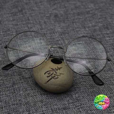 Kính Mát Ngố Vintage Cho Teen - Chống Vỡ, Có Thể Thay Mắt, Phù Hợp Đi Đường và Thời Trang, Gọng Kim Loại Bền Chắc