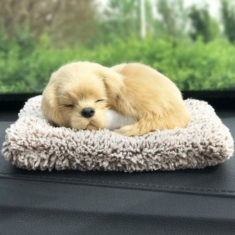 Thú Nhồi Cáo Trắng Trang Trí Ô Tô - Khử Mùi Hôi, Thanh Lọc Không Khí, Phụ Kiện Dễ Thương Cho Xe Hơi