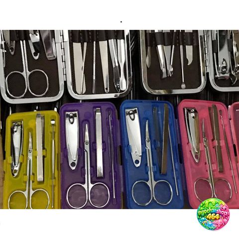 Bộ Dụng Cụ Chăm Sóc Cá Nhân 4 Món - Bấm Móng, Kéo Cắt Lông Mũi, Nhíp Nhổ Lông, Dụng Cụ Lấy Ráy Tai Bằng Thép Không Gỉ