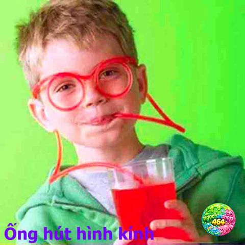 Ống Hút Kính Mắt Cao Cấp Chống Nước - Combo 2 ống hút Siêu Đặc Biệt Vui Nhộn Cho Trẻ Em và Buổi Tiệc