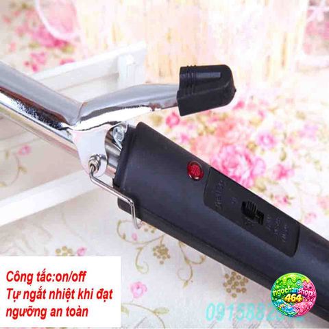 Máy Làm Tóc Xoăn Cúp Mini Cầm Tay - Thiết Bị Uốn Tóc Chống Hư Tổn, Dụng Cụ Làm Tóc Tại Nhà Tiện Lợi