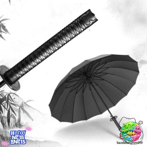 Ô Dù KATANA Nhật Bản Cao Cấp - Thiết Kế Tựa Thanh Kiếm, Chống Gió Và Mưa, Phong Cách Độc Đáo Cho Người Yêu Thích Thời Trang