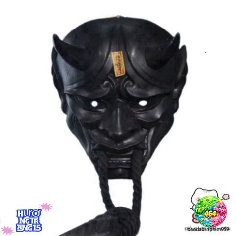 Mặt Nạ Ma Quái ONI Demon Nhật Bản - Phụ Kiện Halloween Cosplay Độc Đáo Cho Các Bữa Tiệc và Sự Kiện Thú Vị