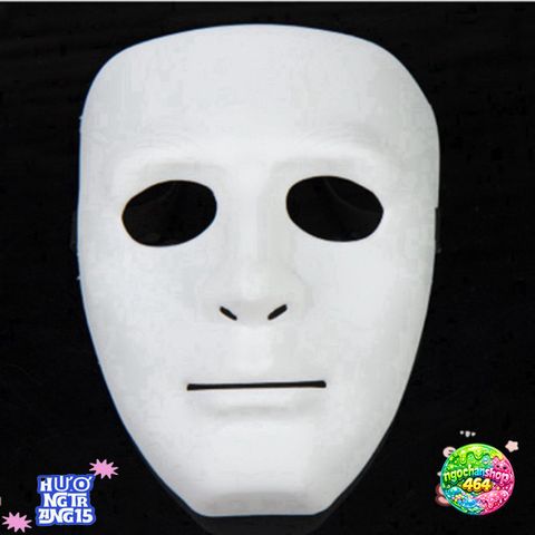 Mặt Nạ Hóa Trang Dạ Hội Hip Hop Jabbawockeez - Mặt Nạ Độc Đáo Màu Trắng Cho Tiệc Tùng và Nghệ Thuật Vui Vẻ