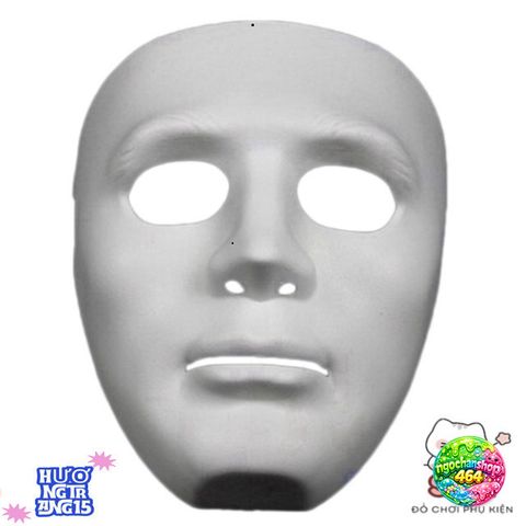 Mặt Nạ Hóa Trang Dạ Hội Hip Hop Jabbawockeez - Mặt Nạ Độc Đáo Màu Trắng Cho Tiệc Tùng và Nghệ Thuật Vui Vẻ