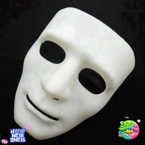 Mặt Nạ Hóa Trang Dạ Hội Hip Hop Jabbawockeez - Mặt Nạ Độc Đáo Màu Trắng Cho Tiệc Tùng và Nghệ Thuật Vui Vẻ