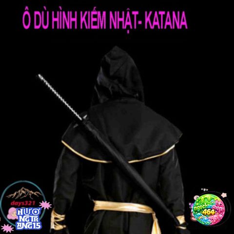 Dù Che Mưa Katana Nhật Bản - Ô Dù Thời Trang Bền Bỉ 16/24 Nan - Phong Cách Độc Đáo và Tiện Lợi