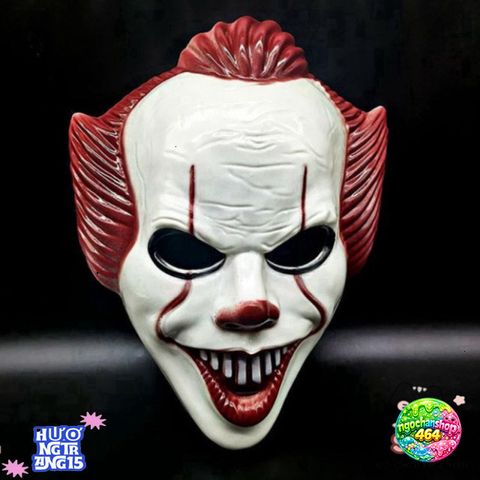Mặt Nạ Chú Hề Kinh Dị Halloween PVC - Phụ Kiện Hóa Trang Rave cho Bữa Tiệc Kinh D hi và Cosplay