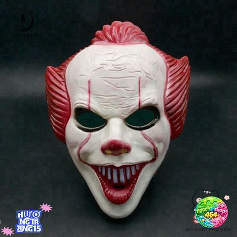 Mặt Nạ Chú Hề Kinh Dị Halloween PVC - Phụ Kiện Hóa Trang Rave cho Bữa Tiệc Kinh D hi và Cosplay