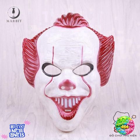 Mặt Nạ Chú Hề Kinh Dị Halloween PVC - Phụ Kiện Hóa Trang Rave cho Bữa Tiệc Kinh D hi và Cosplay