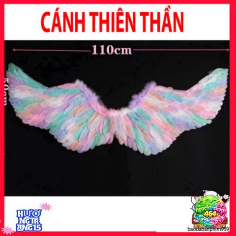 Cánh Thiên Thần Cosplay Lông Vũ Độc Đáo Cho Người Lớn - Phụ Kiện Thời Trang Ấn Tượng Cho Halloween và Sự Kiện