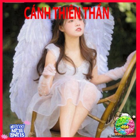 Cánh Thiên Thần Cosplay Lông Vũ Độc Đáo Cho Người Lớn - Phụ Kiện Thời Trang Ấn Tượng Cho Halloween và Sự Kiện