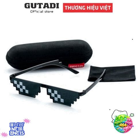 Kính Mắt Thug Life Minecraft, Kiểu Dáng Cute, Phù Hợp Nam Nữ, Kính Chắn Bụi Thời Trang Hot Trend 2020