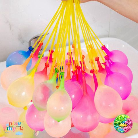 Bóng nước vui chơi mùa hè 111 cái - Chùm bóng ném thể thao cho trẻ em, chơi ngoài trời sáng tạo, dễ dàng sử dụng