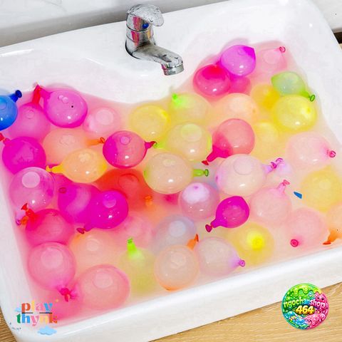 Bóng nước vui chơi mùa hè 111 cái - Chùm bóng ném thể thao cho trẻ em, chơi ngoài trời sáng tạo, dễ dàng sử dụng