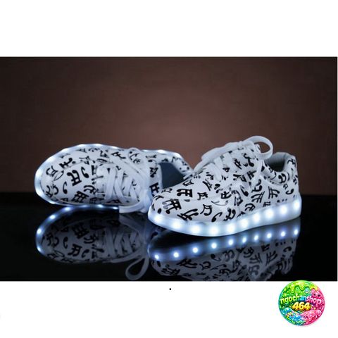 Giày Phát Sáng LED Nét Nhạc - Giày Thời Trang Nam Nữ 7 Màu Sắc Chống Nước, Phù Hợp Cho Tiệc, Sự Kiện, Gợi Ý Quà Tặng Thú Vị