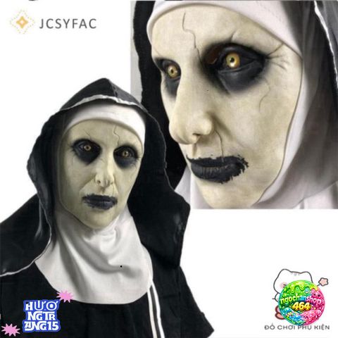 Mặt Nạ Cao Su Valak Halloween - Thiết Kế Độc Đáo, An Toàn, Thân Thiện Với Môi Trường - Phụ Kiện Hóa Trang Cho Mọi Dịp