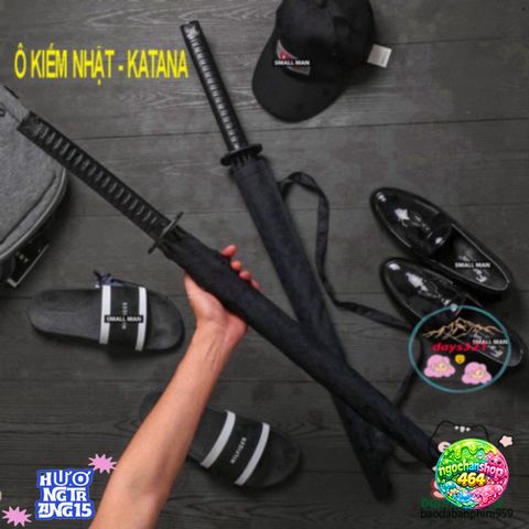 Ô Dù Katana 16 Nan Sang Trọng - Dù Che Mưa Thiết Kế Cán Kiếm Nhật Bản Bền Chắc, Phong Cách Độc Đáo và Tiện Lợi