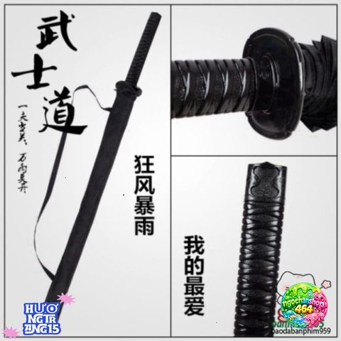 Ô Dù Katana 16 Nan Sang Trọng - Dù Che Mưa Thiết Kế Cán Kiếm Nhật Bản Bền Chắc, Phong Cách Độc Đáo và Tiện Lợi