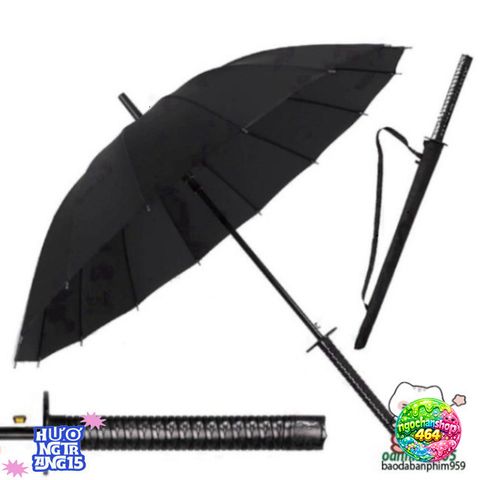 Ô Dù Katana 16 Nan Sang Trọng - Dù Che Mưa Thiết Kế Cán Kiếm Nhật Bản Bền Chắc, Phong Cách Độc Đáo và Tiện Lợi