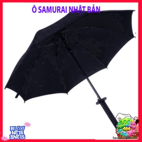 Ô Dù Katana Cán Kiếm Nhật - Thiết Kế Độc Đáo, Thời Trang và Bền Bỉ, Phụ Kiện Che Mưa Cao Cấp, Hình Dáng Samurai Nhật Bản