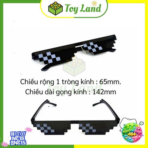Kính Mắt Cosplay Thug Life Siêu Ngầu Cho Trẻ Em - Đồ Chơi Thời Trang PVC Chất Lượng Cao, Khung Chắc Chắn, Phong Cách Hot Trend