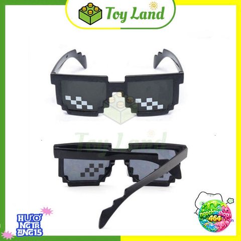 Kính Mắt Cosplay Thug Life Siêu Ngầu Cho Trẻ Em - Đồ Chơi Thời Trang PVC Chất Lượng Cao, Khung Chắc Chắn, Phong Cách Hot Trend