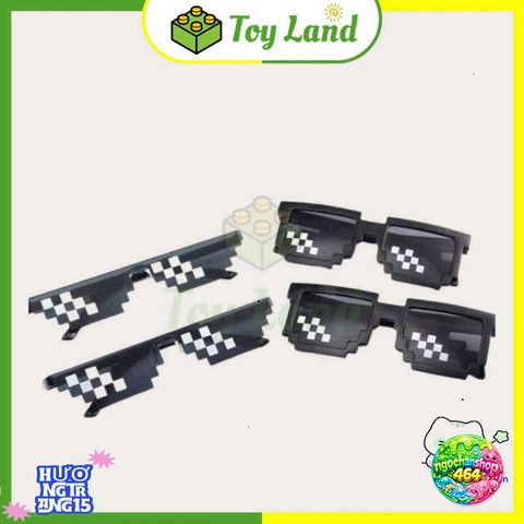 Kính Mắt Cosplay Thug Life Siêu Ngầu Cho Trẻ Em - Đồ Chơi Thời Trang PVC Chất Lượng Cao, Khung Chắc Chắn, Phong Cách Hot Trend
