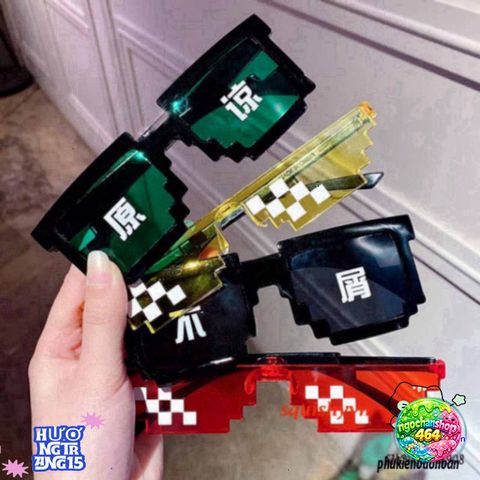 Kính Mắt Thug Life 6 Chấm Đen - Kính Mát Cá Tính Dành Cho Fan Hâm Mộ Streetwear, Phong Cách Thời Trang Nữ