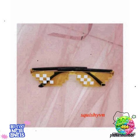 Kính Mắt Thug Life 6 Chấm Đen - Kính Mát Cá Tính Dành Cho Fan Hâm Mộ Streetwear, Phong Cách Thời Trang Nữ
