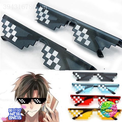 Kính Mát Thug Life Minecraft 6 Cánh Đa Sắc - Kính Râm Thời Trang Nam Nữ Giá Rẻ ABICA 304