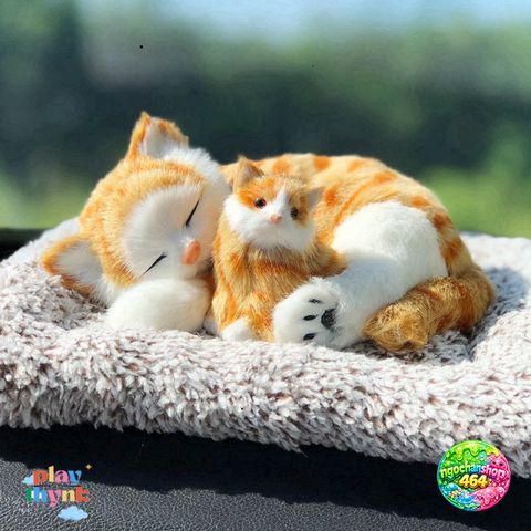 Cáo Bông Hoạt Tính Chó Mèo 99% Giống Thật - Thú Bông Khử Mùi Than Hoạt Tính Trang Trí Ô Tô Đáng Yêu 28x20cm