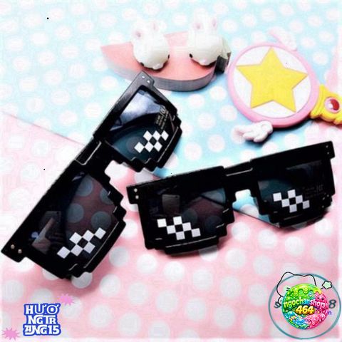 Kính Mắt Thug Life 6 Chấm Đa Sắc - Phụ Kiện Thời Trang Nổi Bật Dành Cho Tín Đồ Game Và Phong Cách Cá Tính