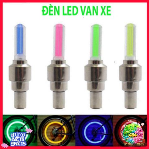 Đèn LED Bánh Xe Đạp - Đèn Tăng An Toàn Cho Xe Đạp, Xe Máy, Ô Tô, Trang Trí Độc Đáo Với Nhiều Màu Sắc Thú Vị